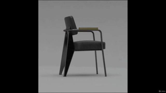 Sketchup - V-ray - Tworzenie modelu 3d i wizualizacji fotela – Screenshot 4