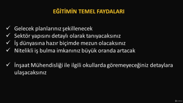 İnşaat Mühendisliği İş Hayatına Hazırlık Eğitimi – Screenshot 4