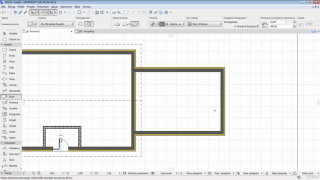 Archicad - Roof Maker - Tworzenie więźby dachowej – Screenshot 1
