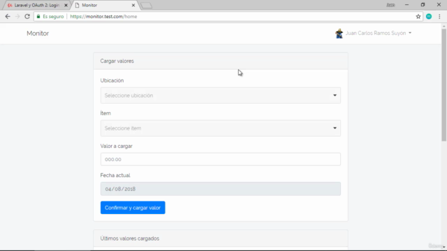 Laravel y OAuth 2: Login con Facebook, Twitter, Google, etc – Screenshot 3