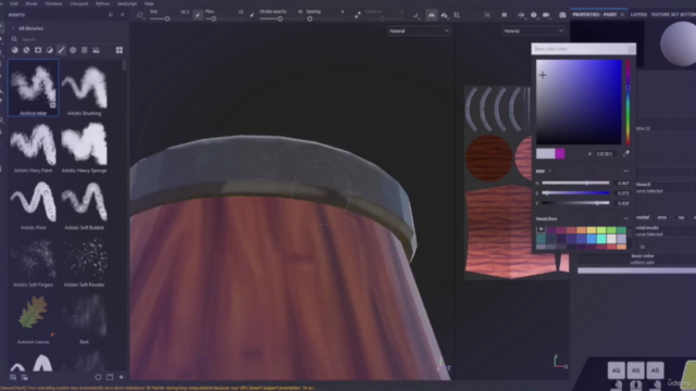 Cenários "Hand painting" para GAMES com Blender e Substance – Screenshot 2