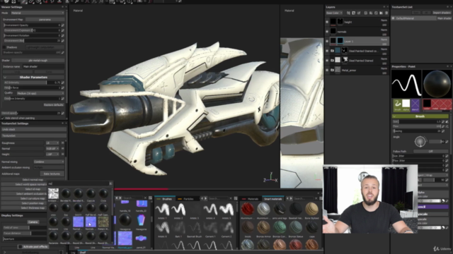 create a science fiction gun using blender – Screenshot 2