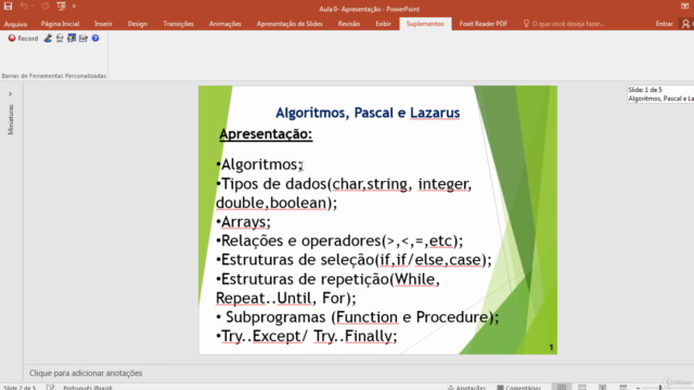 Algoritmos , Pascal , Lazarus e Firebird – Screenshot 1