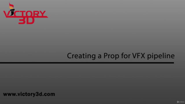 Create a Prop for VFX Pipeline with Maya, ZBrush, Substance - Screenshot_02
