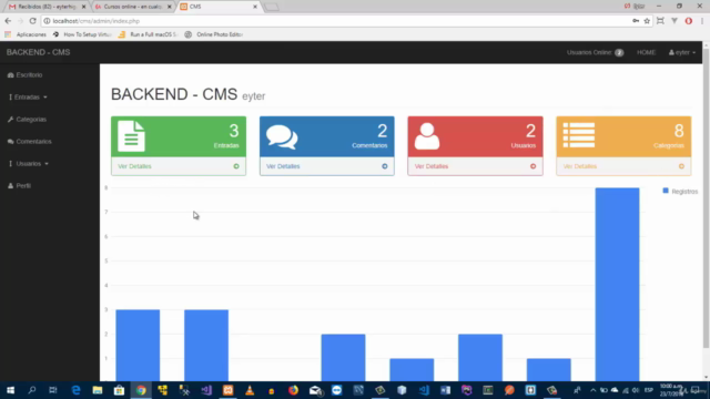 Desarrollo Completo de un CMS en PHP, POO, PDO y MySQL – Screenshot 1