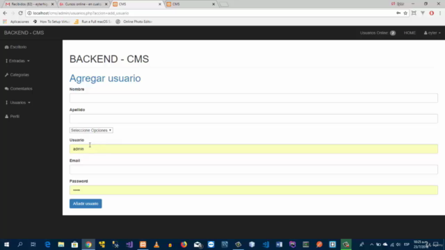 Desarrollo Completo de un CMS en PHP, POO, PDO y MySQL – Screenshot 3
