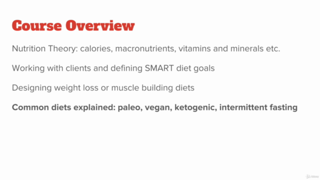 Diet And Nutrition Coach Certification: Beginner To Advanced – Screenshot 2