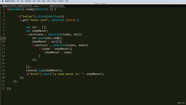 Curso de jQuery desde cero – Screenshot 4
