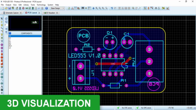 PCB Design with Proteus – Screenshot 3