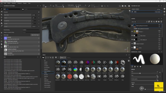 Advanced Substance Painter Course: 3D Weapon Texture  Part 2 – Screenshot 3
