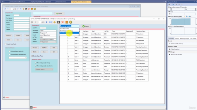 พัฒนาแอปพลิเคชันด้วย C# กับ SQL Server สำหรับผู้เริ่มต้น – Screenshot 2
