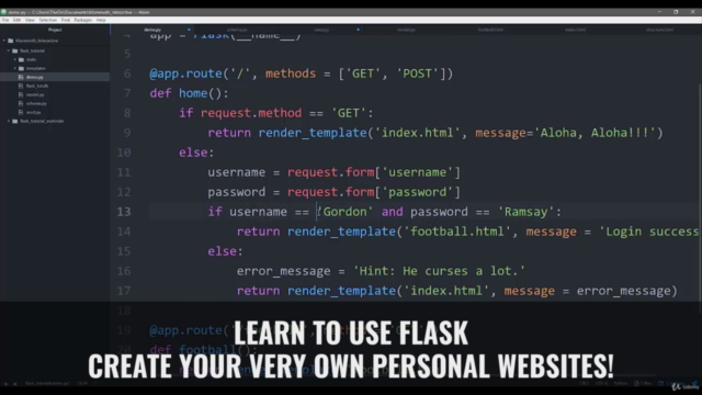 Complete Python Web Course - Create Websites using Flask! – Screenshot 2