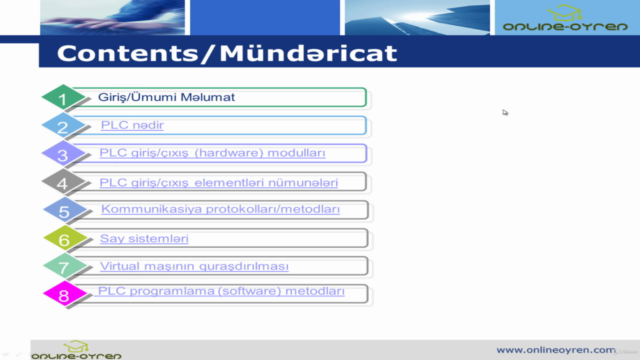 PLC-yə giriş – Screenshot 1