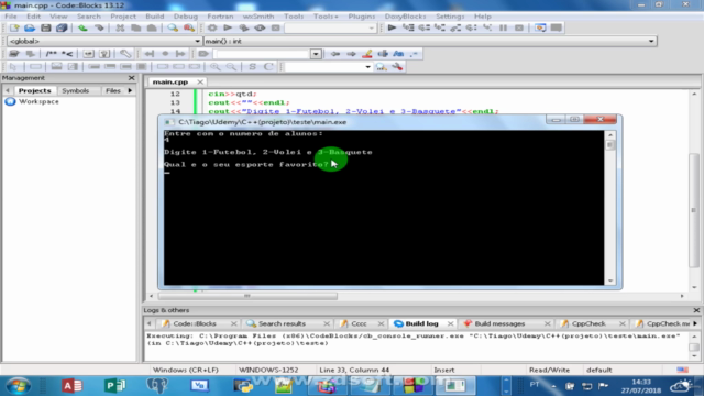Programação básica em C++ – Screenshot 3