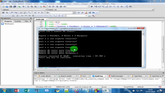 Programação básica em C++ – Screenshot 4