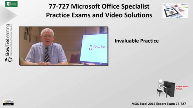 77-727 Excel 2016 Core Practice Tests and Video Solutions – Screenshot 1