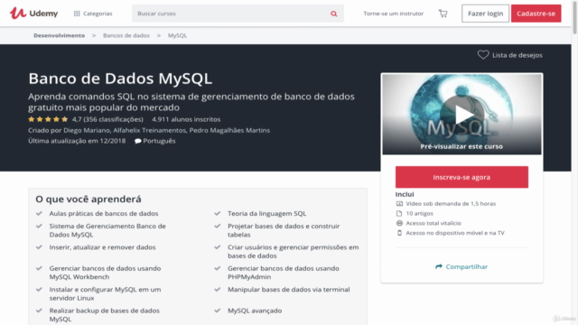 Introdução a Banco de Dados com MySQL – Screenshot 1