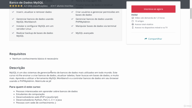 Introdução a Banco de Dados com MySQL – Screenshot 4