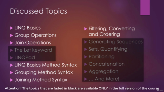 Basics of LINQ with C# for Beginners – Screenshot 3