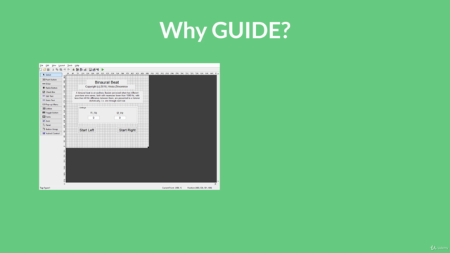 MATLAB Graphical User Interface with the MATLAB GUIDE tool – Screenshot 4