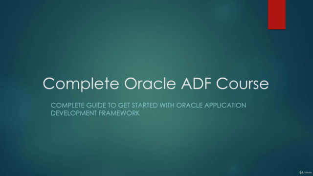 Complete Oracle ADF 12c | Fast Track Course – Screenshot 1