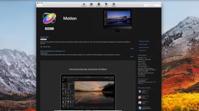 Apple Motion für Einsteiger (Deutsch) – Screenshot 1