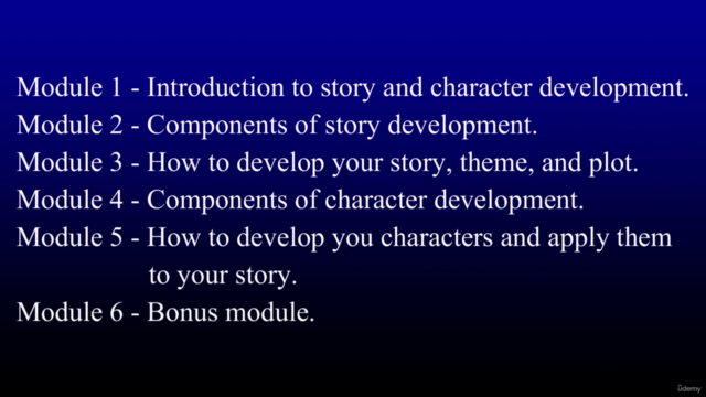 Writing - Story and Character Development – Screenshot 2