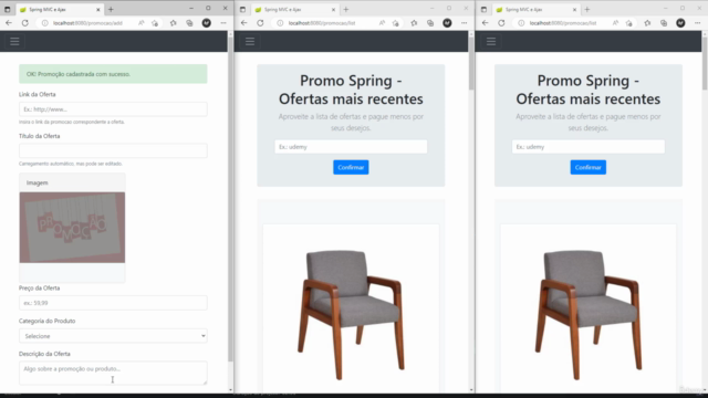Spring Boot & MVC com AJAX – Screenshot 4