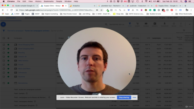 Formation Google Ads / AdWords: de débutant à confirmé – Screenshot 1