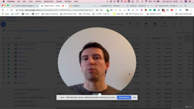Formation Google Ads / AdWords: de débutant à confirmé – Screenshot 2