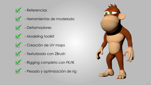Modelado, Texturizado y Rigging de un personaje en Maya 2018 – Screenshot 3