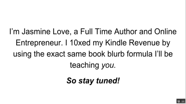 Kindle Marketing: How to Write a Best Selling Book Blurb – Screenshot 1