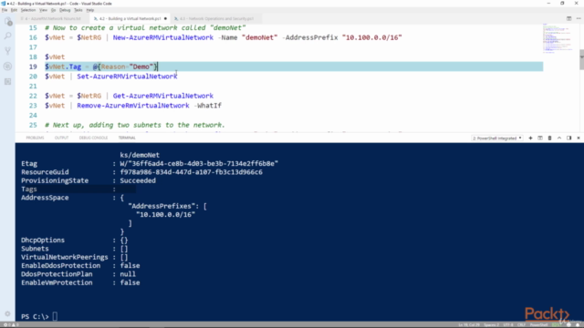Azure PowerShell on the Cloud – Screenshot 2