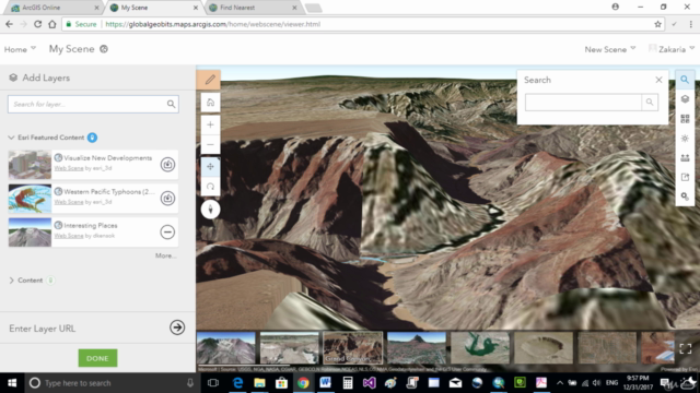 Spatial Web Application using ArcGIS – Screenshot 4