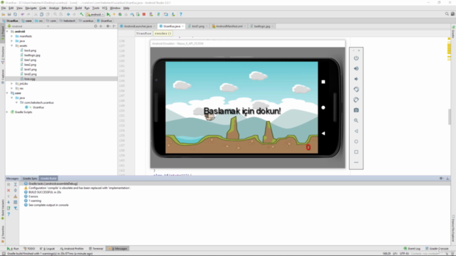 libgdx ve java ile Flappy Bird benzeri oyun programlama – Screenshot 1