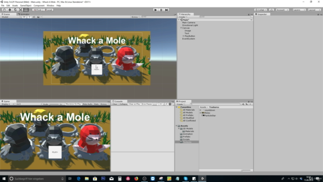 Unity Game Tutorial: Whack A Mole 3D - Screenshot_04