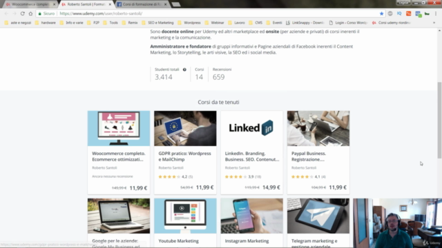 Corso Woocommerce. Crea E-commerce ottimizzati con Wordpress – Screenshot 3