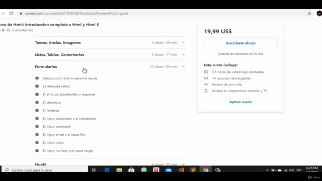 Maestro del HTML y HTML5: Fundamentos para crear sitios web – Screenshot 4