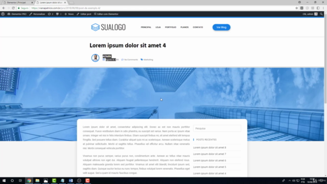 Elementor PRO - Como Criar Temas Personalizados no WordPress – Screenshot 2