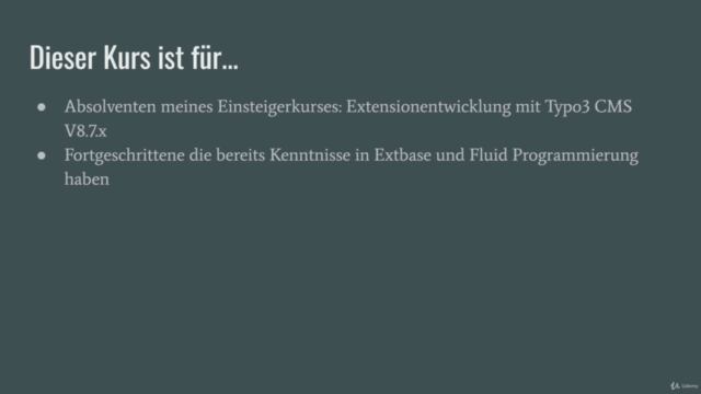 Lerne ein TYPO3 V9 Template zu programmieren – Screenshot 1