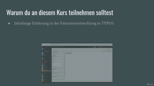 Lerne ein TYPO3 V9 Template zu programmieren – Screenshot 3