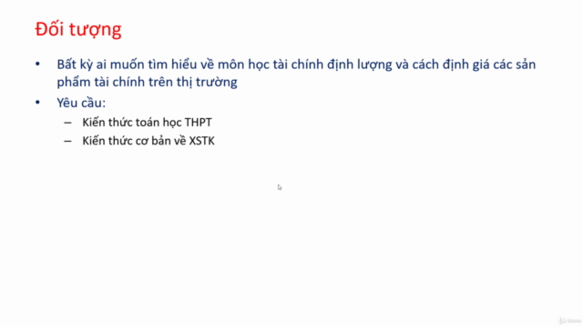 Tài chính định lượng: Định giá sản phẩm tài chính – Screenshot 4