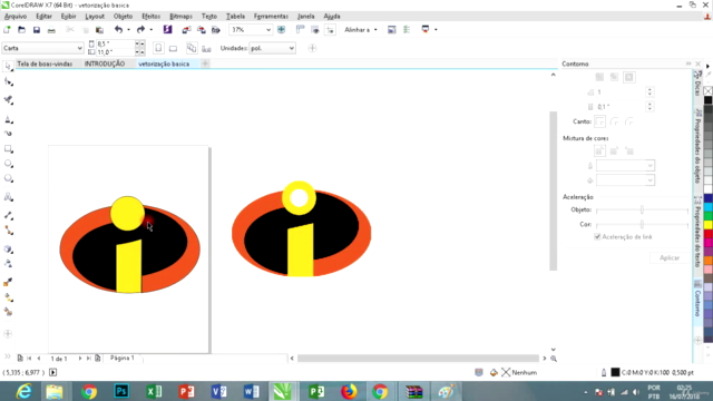 Corel Draw para iniciantes – Screenshot 1