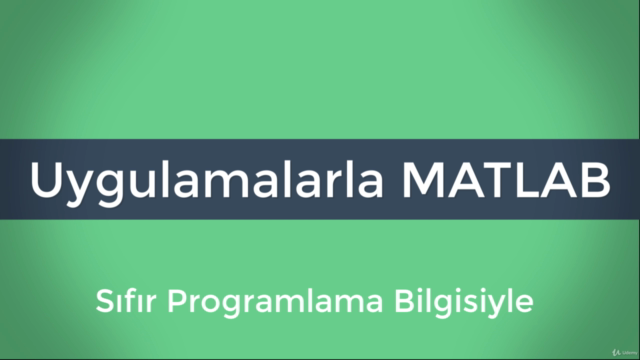 Uygulamalarla MATLAB Eğitim Seti 2024 – Screenshot 1
