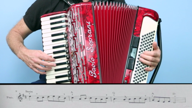 Learn To Play A Celtic Irish Reel On The Piano Accordion – Screenshot 1