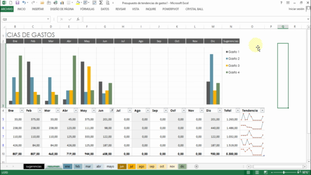 Gráficos Inteligentes con Excel Avanzado – Screenshot 2