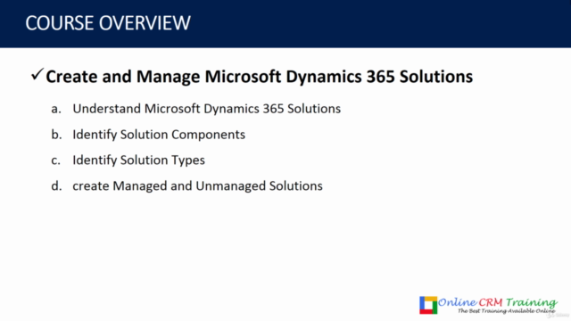 Master Dynamics 365 Solutions, Forms, Views & Visualizations – Screenshot 1