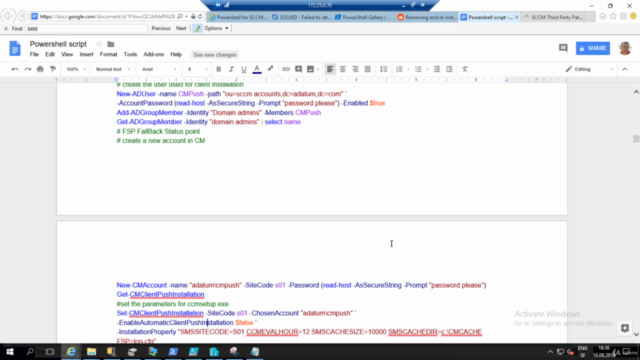 Workshop Powershell for System Center Configuration Manager – Screenshot 4