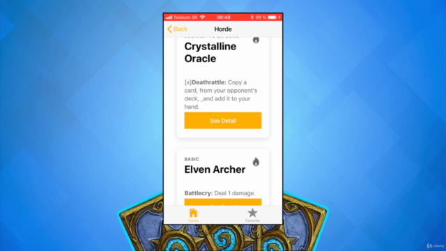 Ionic 4 Crash Course with Heartstone API & Angular – Screenshot 1