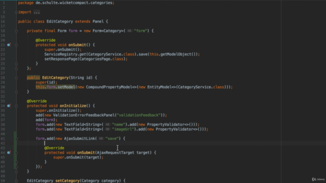 Moderne Webentwicklung in Java mit Apache Wicket – Screenshot 2